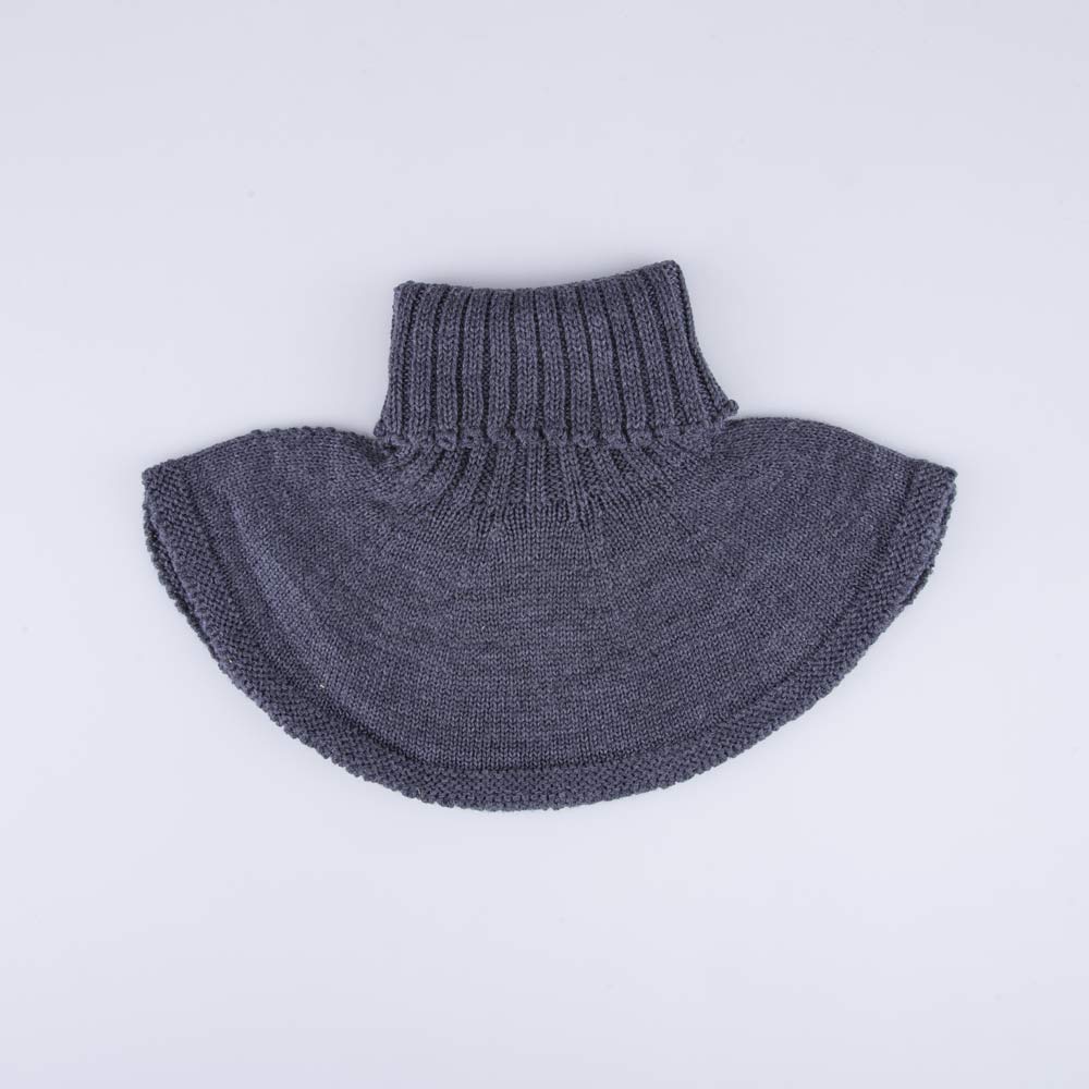 07712129-41 Манишка из шерсти мериноса темно-серый, все фото 1