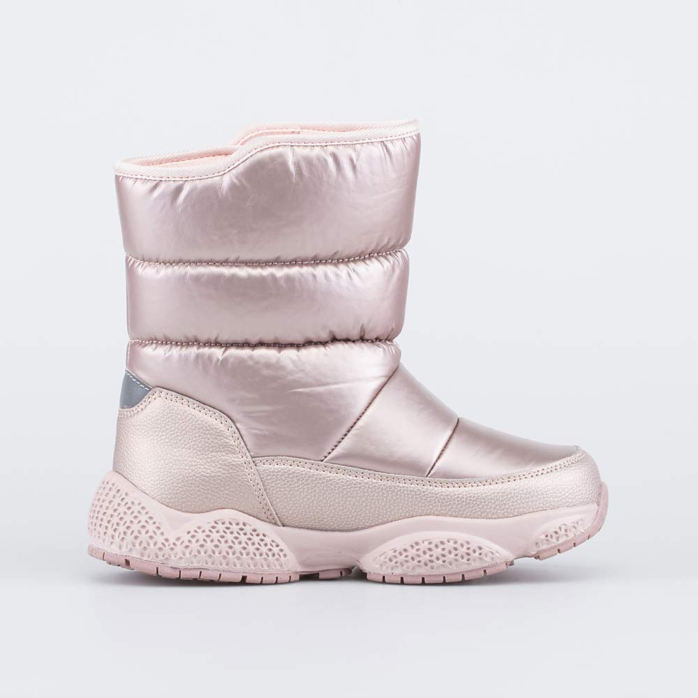 664131-45 Розовые сапожки-дутики подростковые , все фото 2