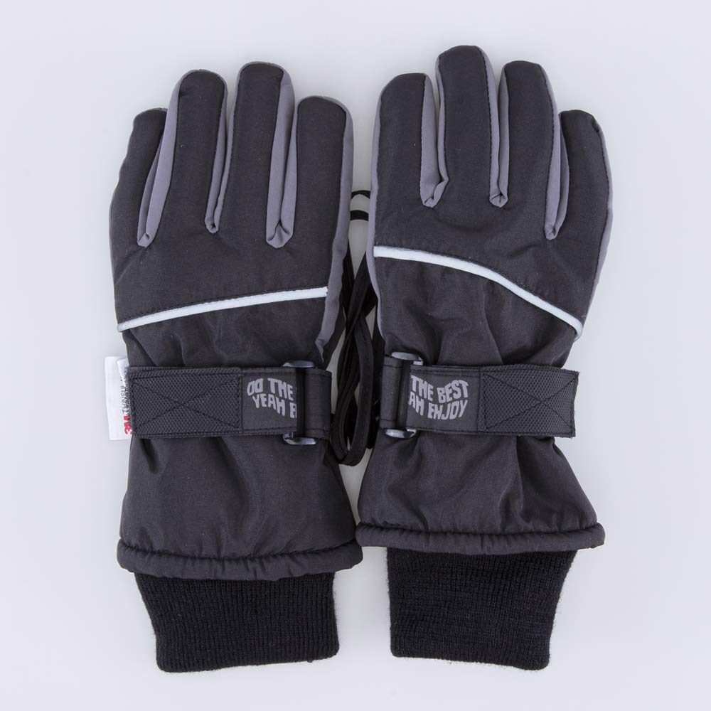 07722249-41 Перчатки с тинсулейтом черно-серый, все фото 1