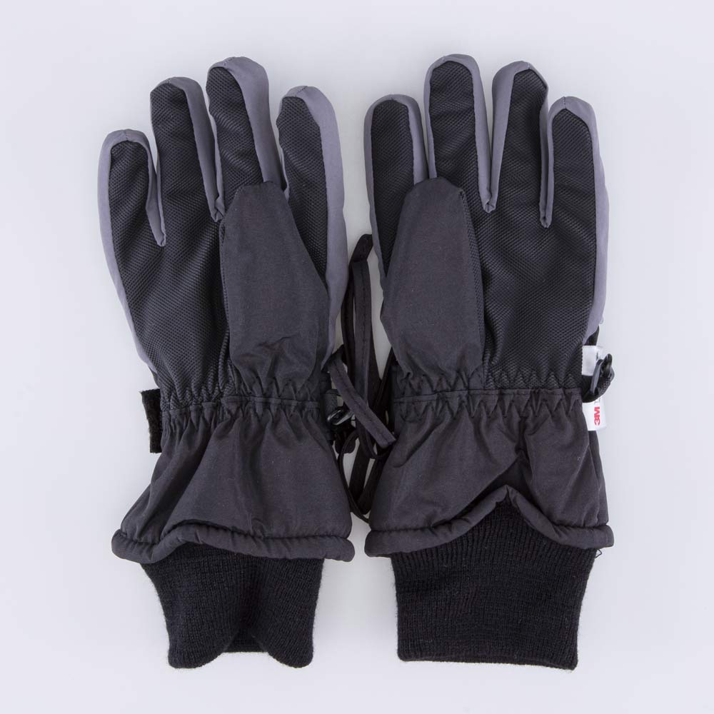 07722249-41 Перчатки с тинсулейтом черно-серый, все фото 2