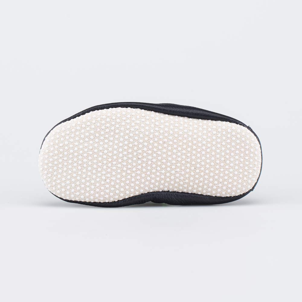 212010-02 Кожаные чешки детские черные, все фото 3