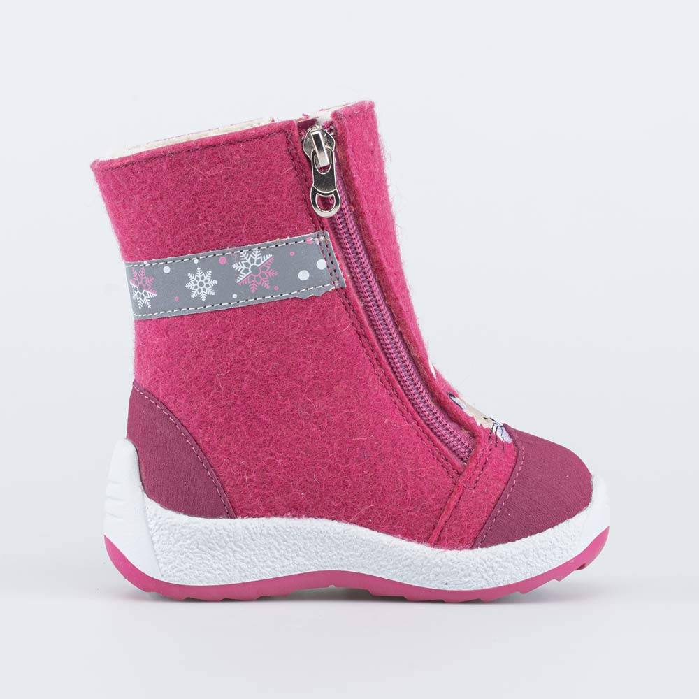 167055-44 Валенки для девочки с котенком фуксия, все фото 2