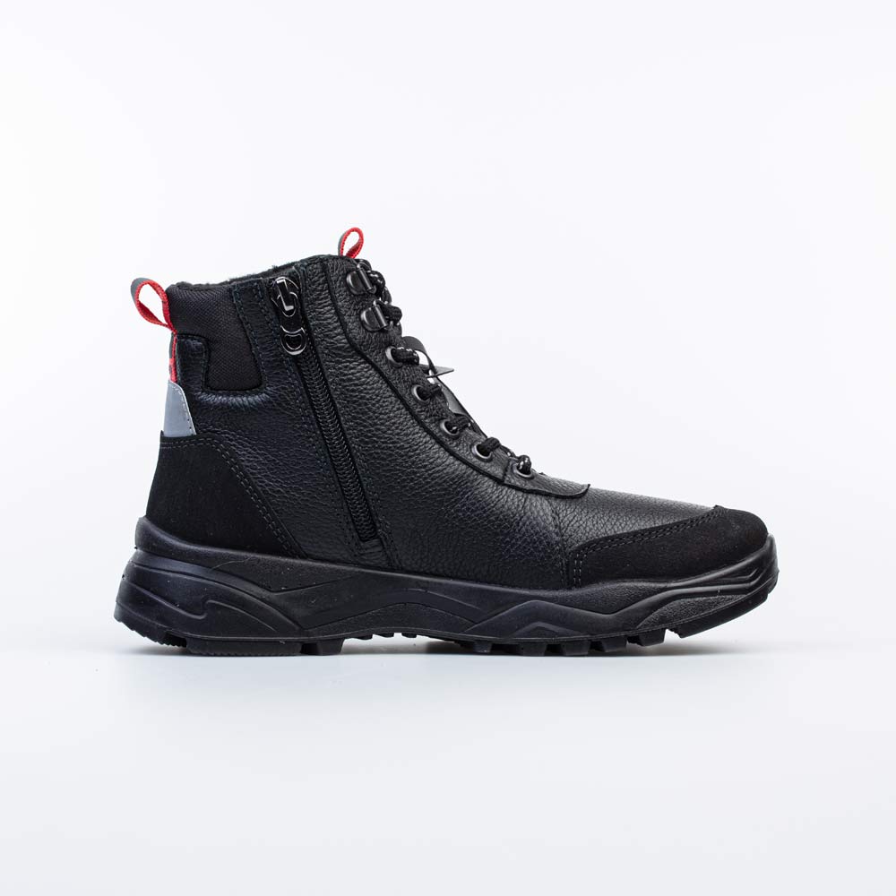 752201-34 Утепленные ботинки для мальчика черный, все фото 2
