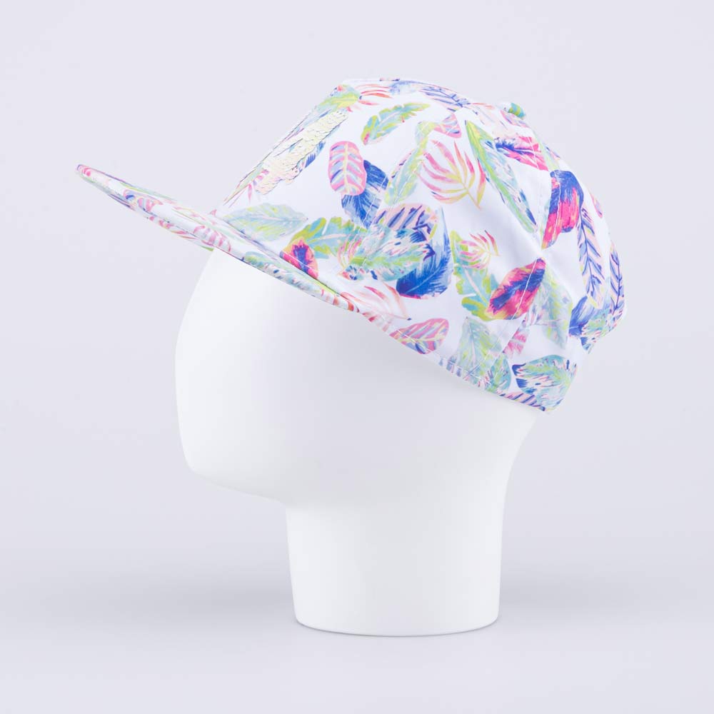 07809028-40 Кепка-бейсболка с прямым козырьком Тропики, все фото 2