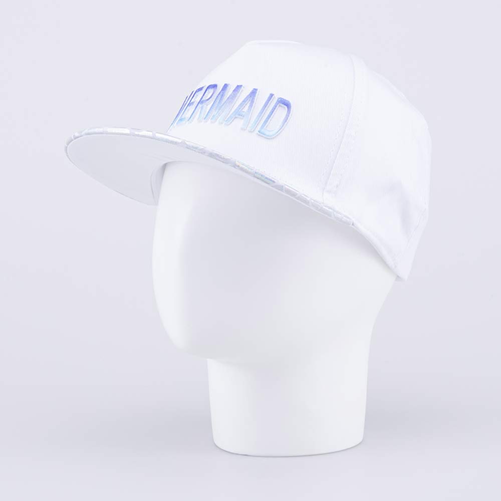 07809034-40 Кепка-бейсболка с прямым козырьком белый, все фото 1