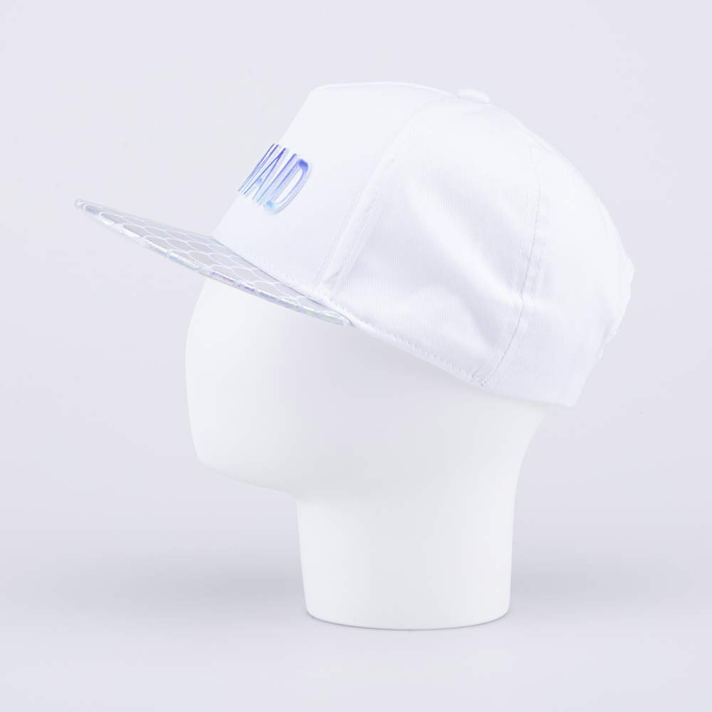 07809034-40 Кепка-бейсболка с прямым козырьком белый, все фото 2