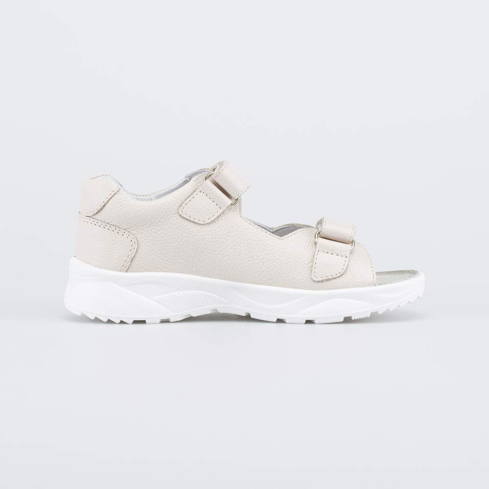 522183-22 Кожаные сандалии Бежевая карамель, все фото 2