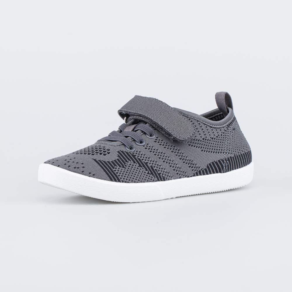 531180-15 Кеды из вязаного текстиля для мальчика серый, все фото 1