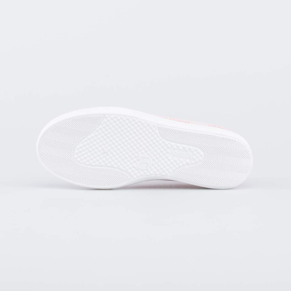 531239-16 Кеды из вязаного текстиля для девочки светло-розовый, все фото 3