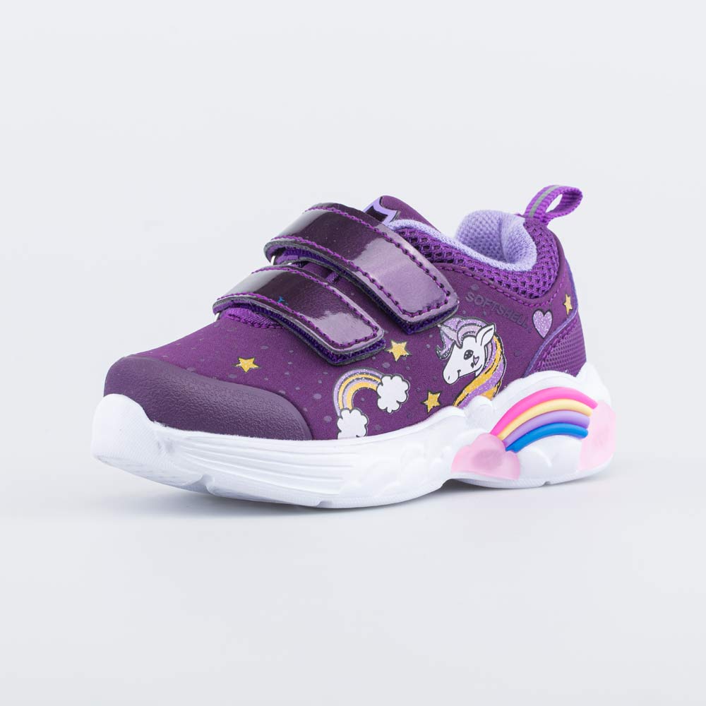 144217-72 Кроссовки из материала SoftShell с подсветкой на подошве, все фото 1