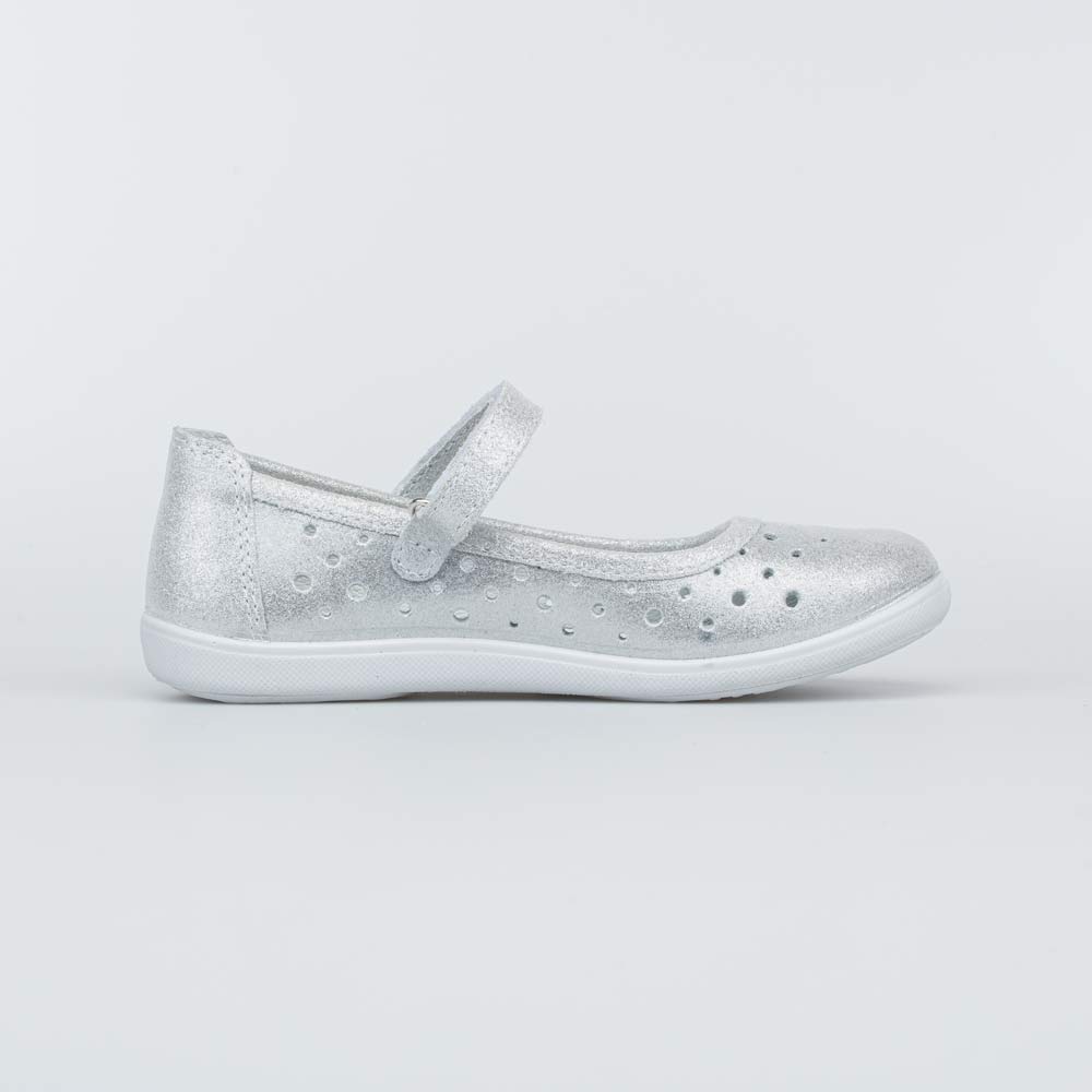 532234-22 Туфли-балетки для девочки белые, все фото 2