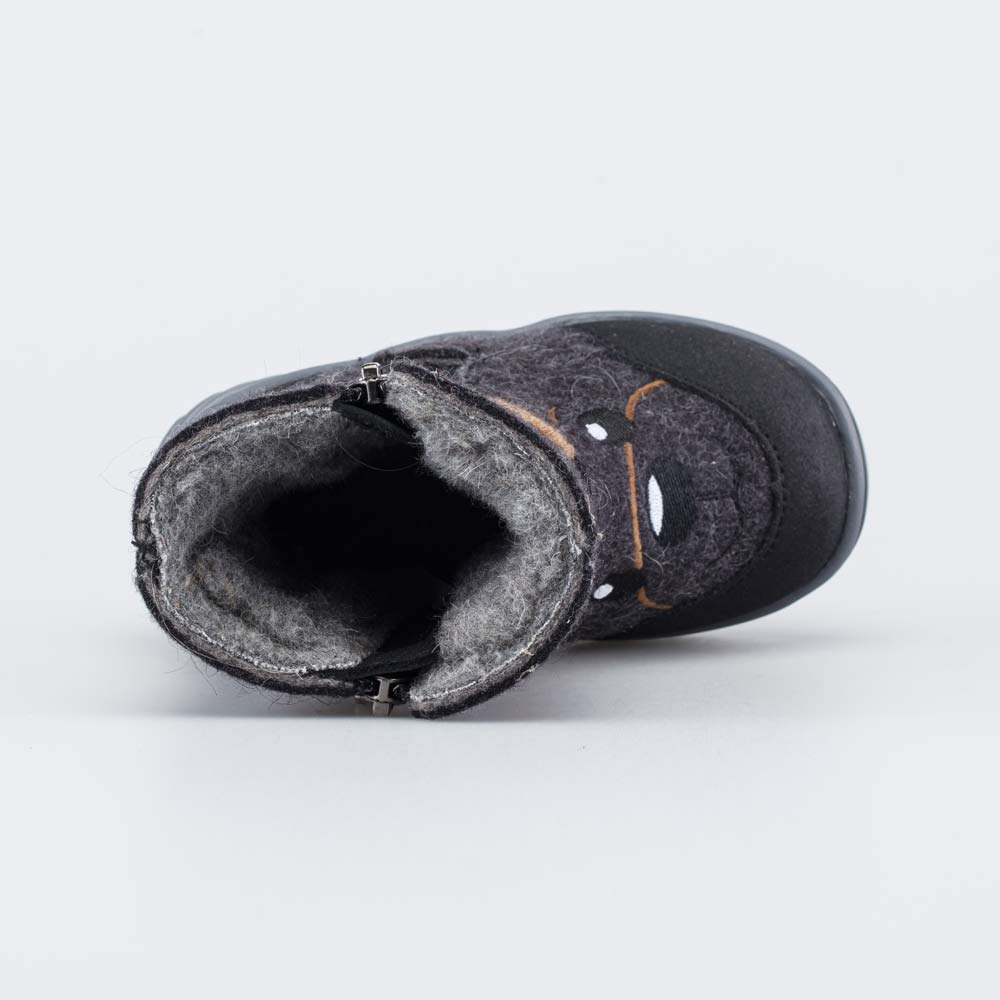 167071-42 Серые валенки на молнии Медвежонок , все фото 4