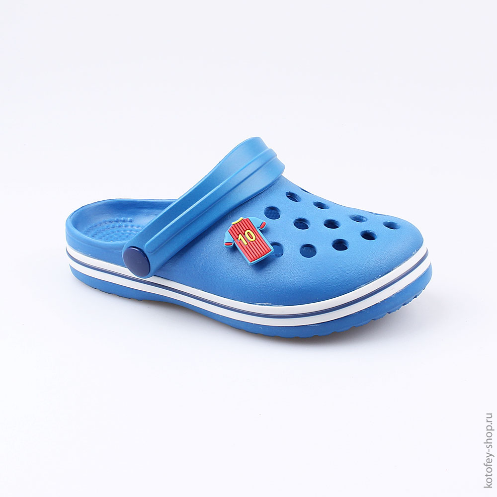 03014003-40 Украшение для обуви Футболка синяя, все фото 3