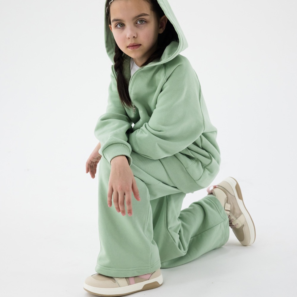 07864084-40 Костюм олимпийка + брюки зеленый, все фото 3