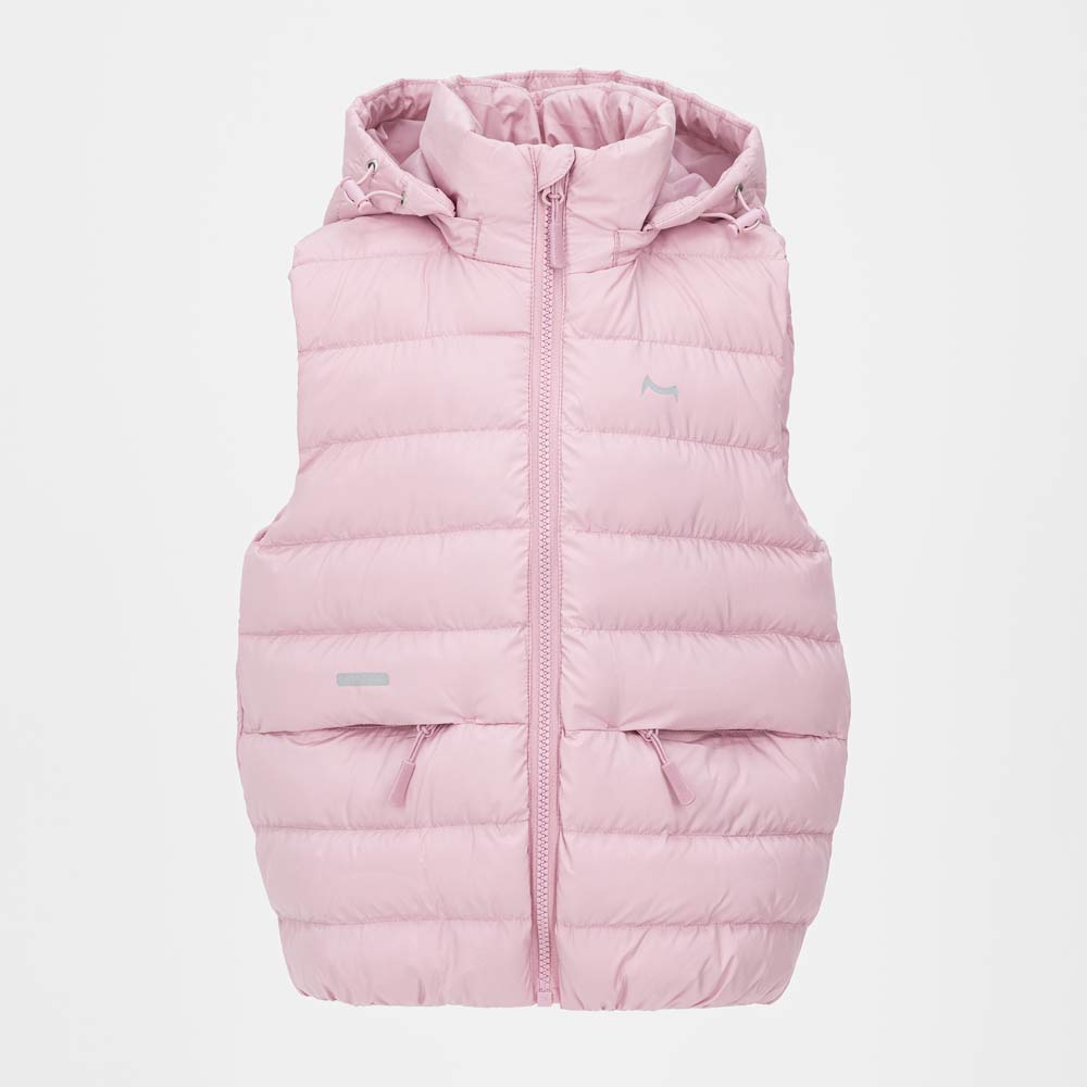 07885004-40 Жилет с капюшоном для девочки розовый, все фото 1