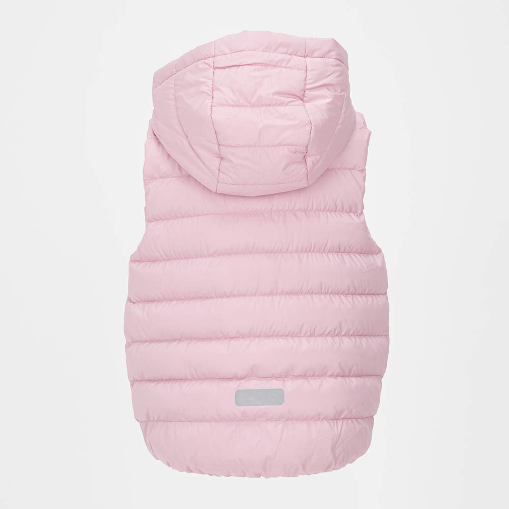 07885004-40 Жилет с капюшоном для девочки розовый, все фото 3