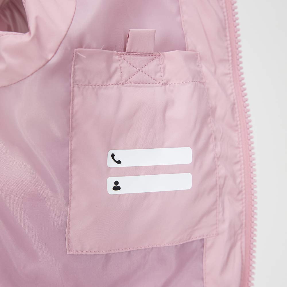 07885004-40 Жилет с капюшоном для девочки розовый, все фото 5