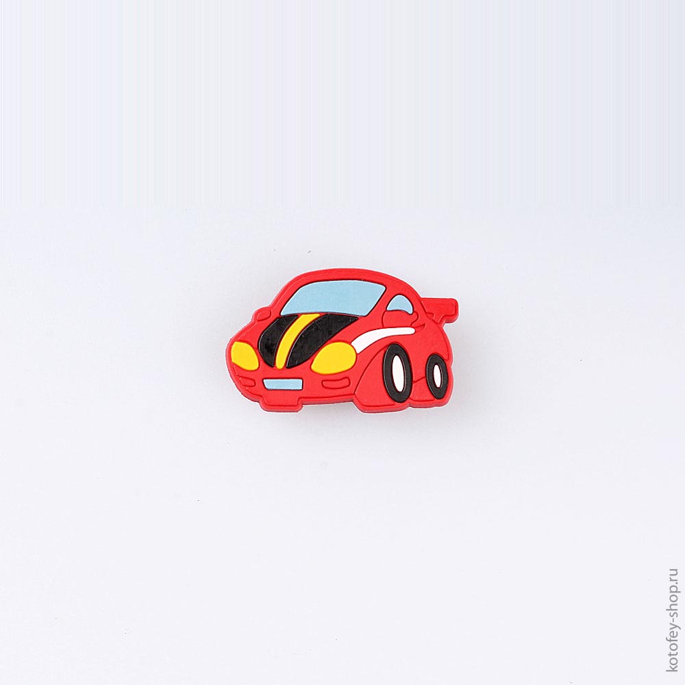 03014004-40 Украшение для обуви Машина красная, все фото 1