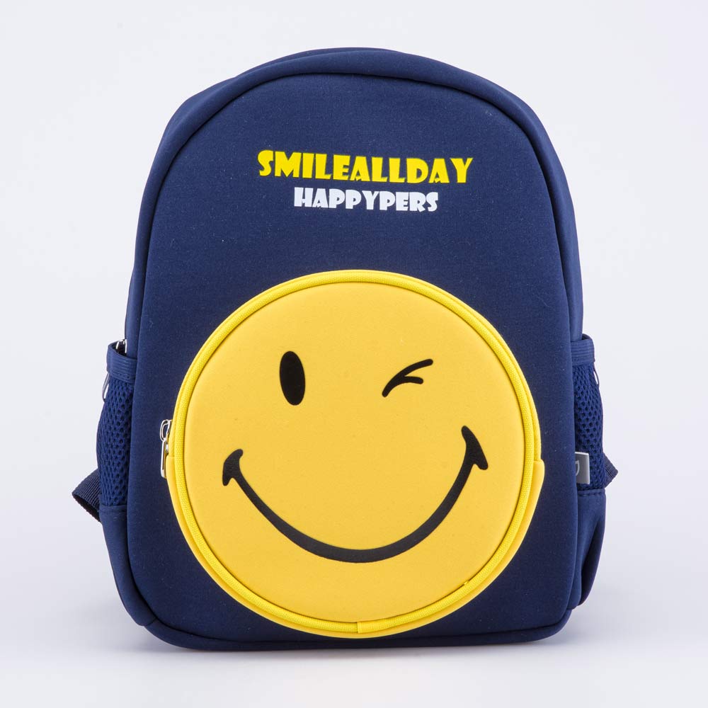 02710302-40 Рюкзак детский Смайлик синий, все фото 1