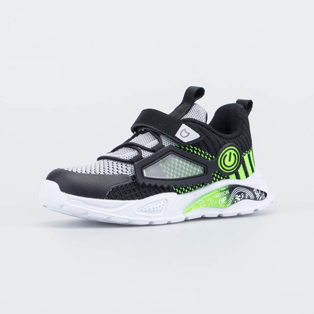 644389-13 Текстильные кроссовки на липучке, все фото 1