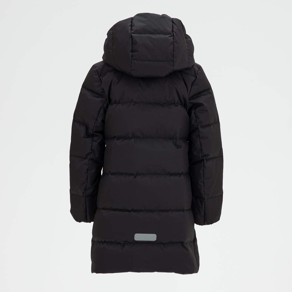07858011-41 Пальто-пуховик для девочки черный, все фото 3
