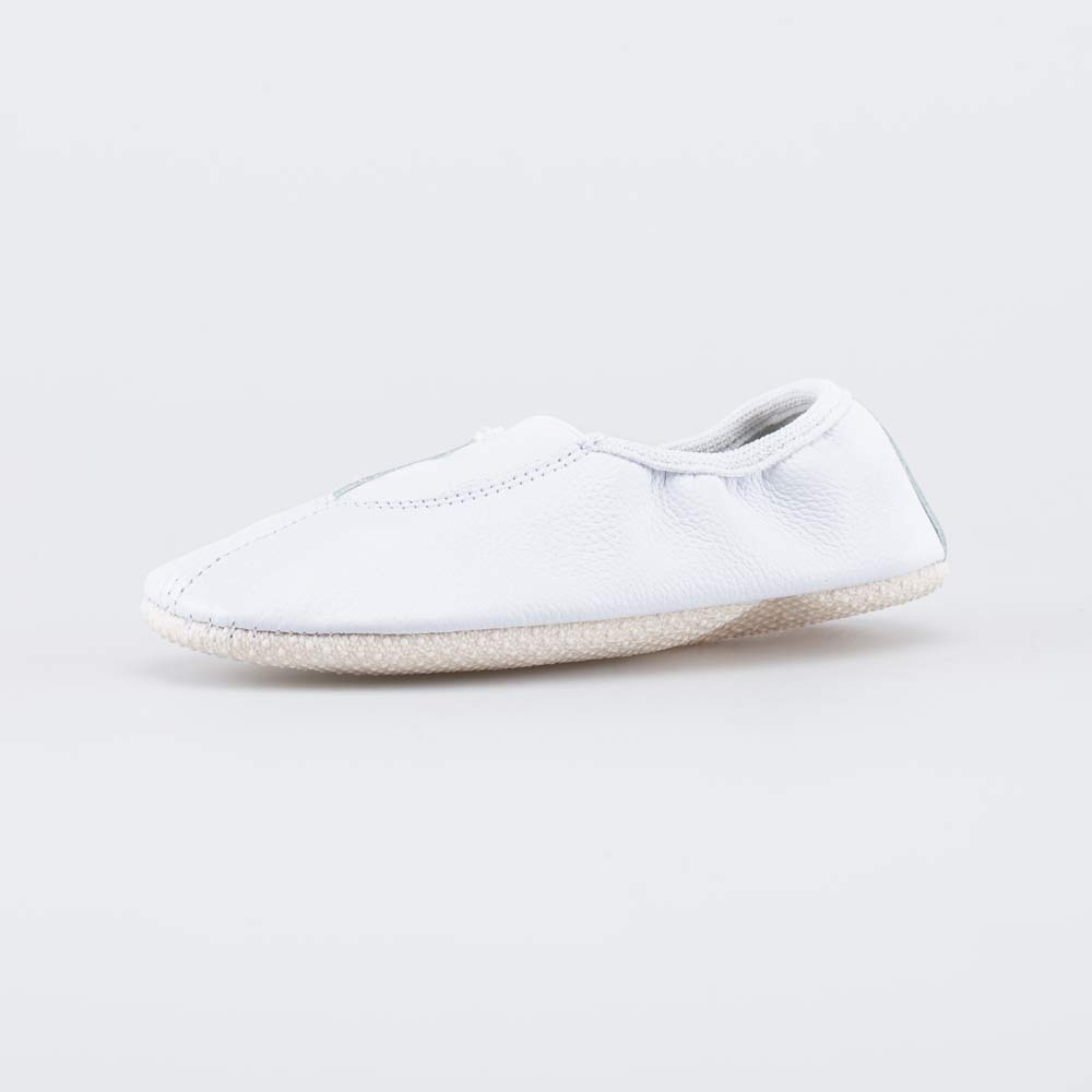 412010-01 Кожаные чешки детские белые, все фото 1