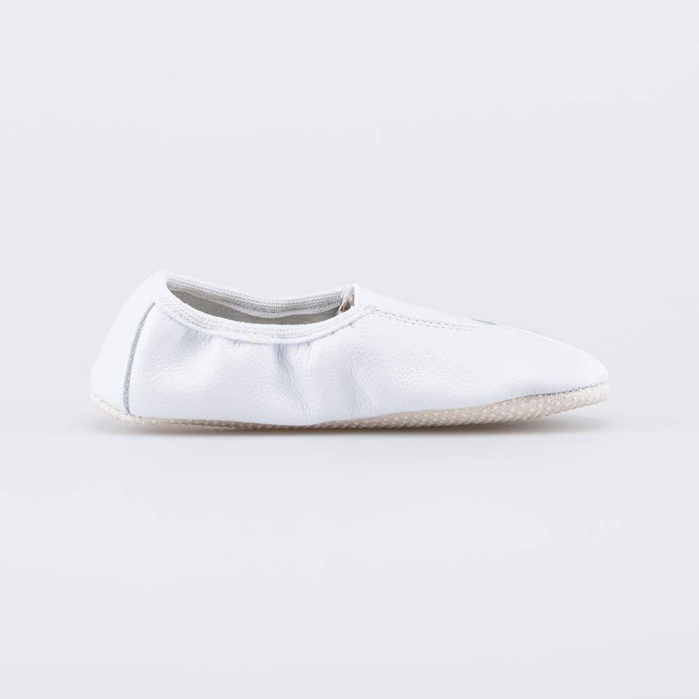 412010-01 Кожаные чешки детские белые, все фото 2