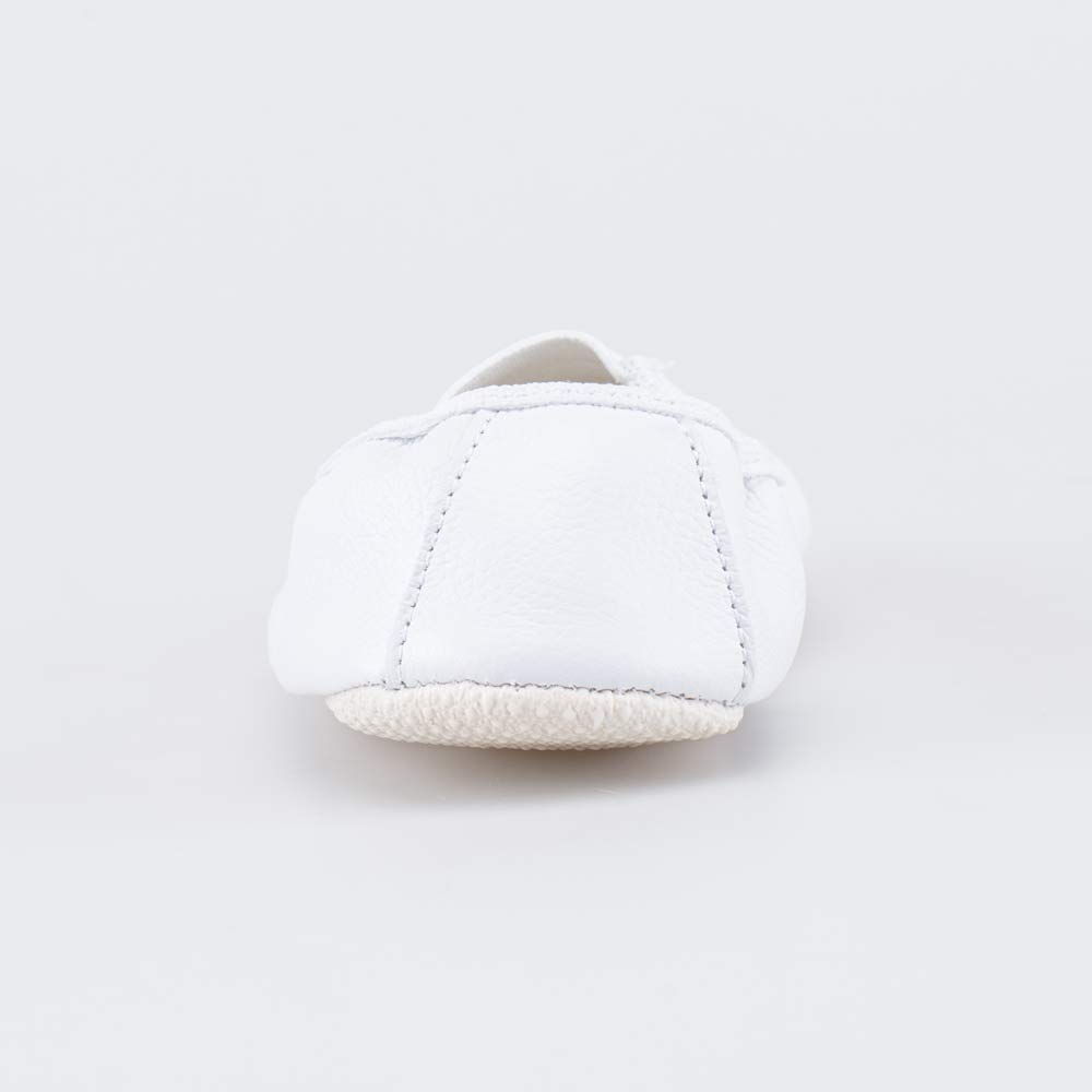 412010-01 Кожаные чешки детские белые, все фото 5