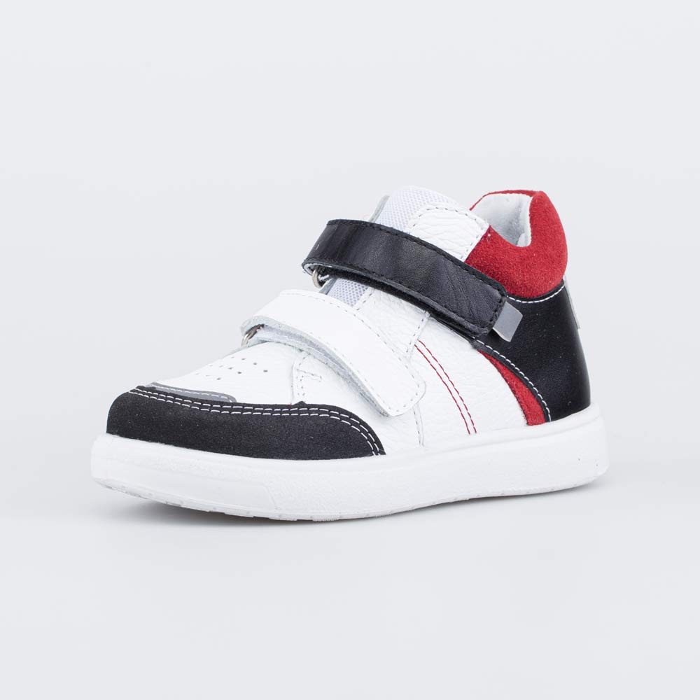 352378-22 Кожаные ботинки на липучках , все фото 1