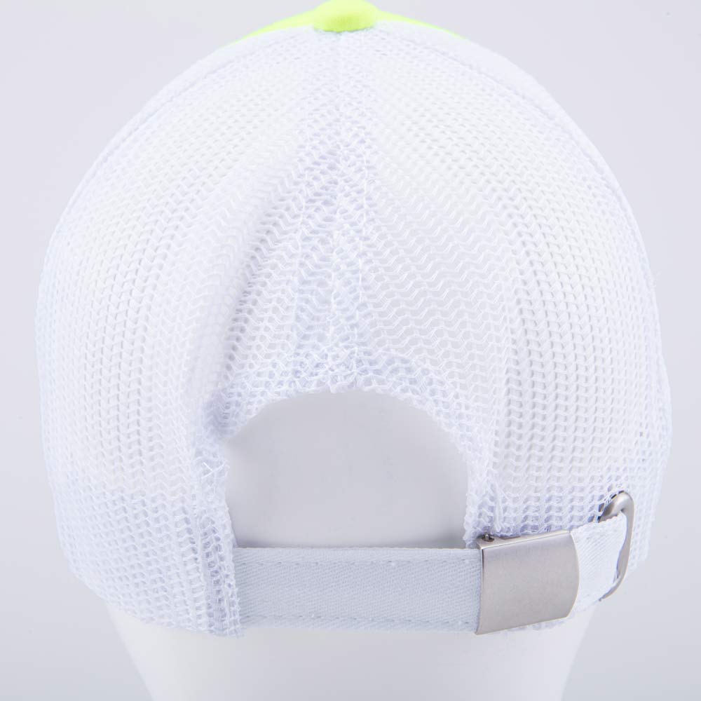 07809046-40 Кепка-бейсболка с сеткой для девочки неоновый-желтый, все фото 4