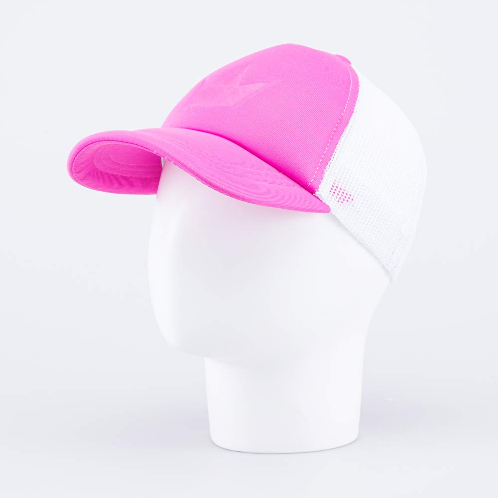 07809047-40 Кепка-бейсболка с сеткой для девочки розовый-белый, все фото 1