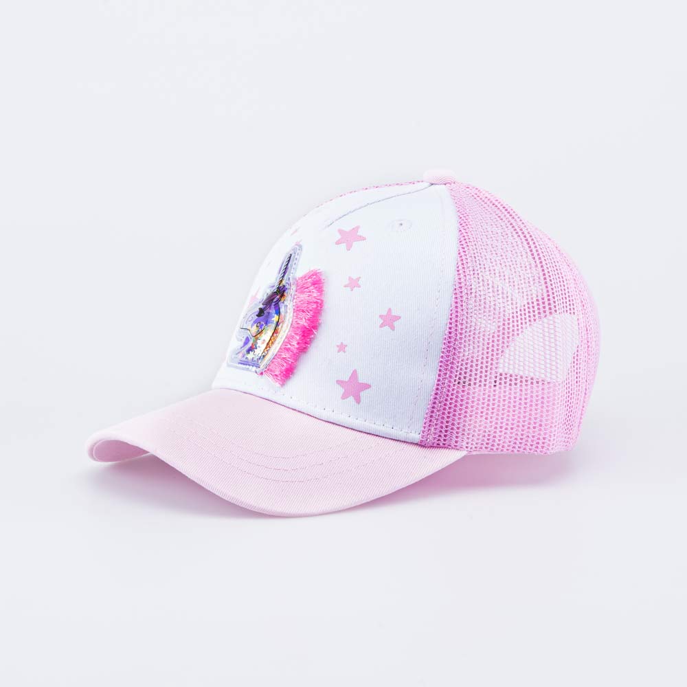 07809059-40 Кепка-бейсболка с сеткой для девочки Единорог, все фото 1