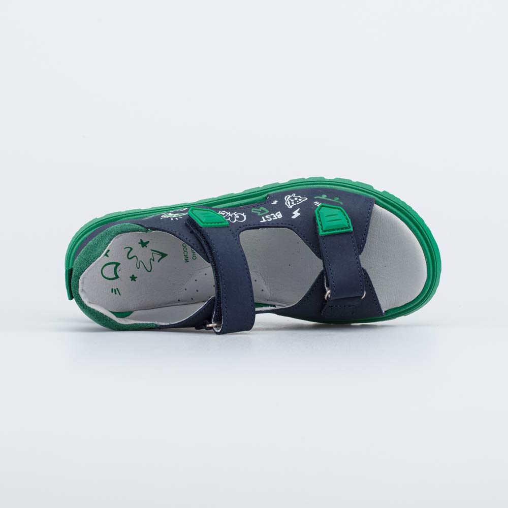 522190-21 Кожаные сандалии на липучках Игра, все фото 4