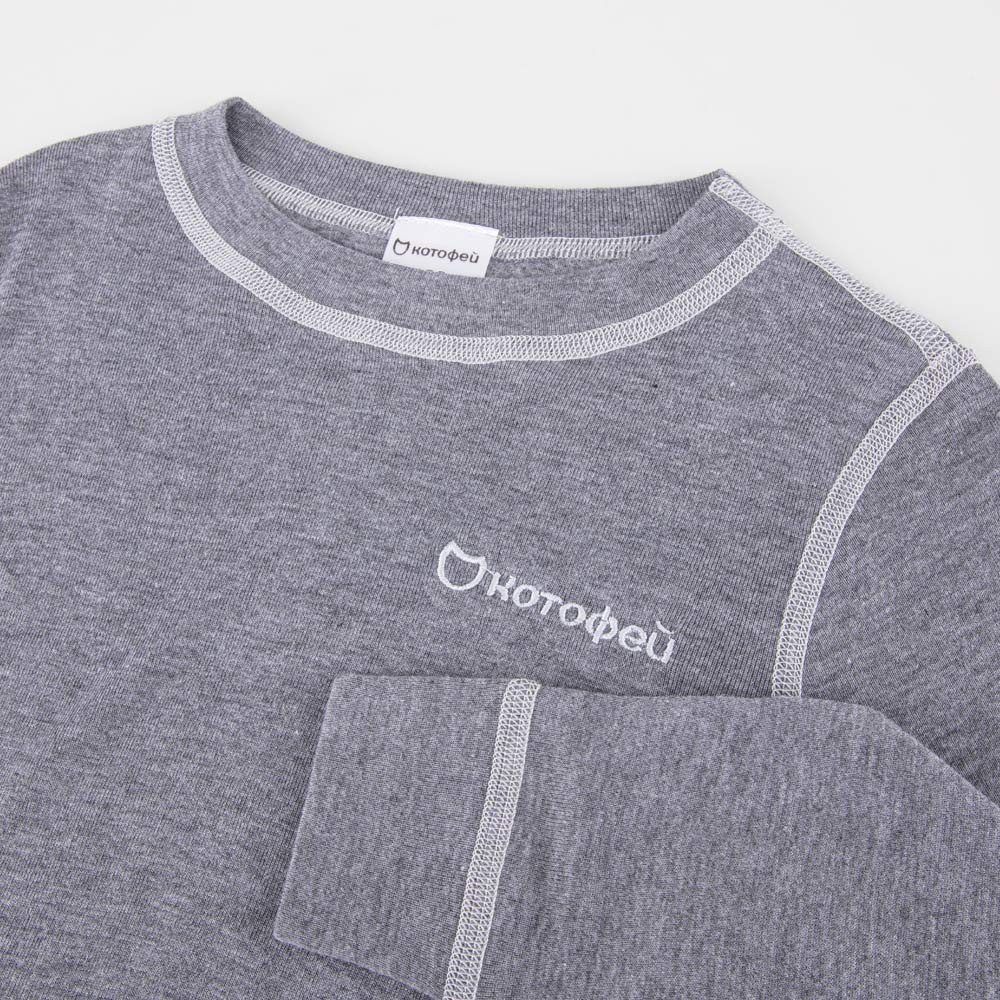 07002006-40 Термоджемпер для детей КОТОФЕЙ Комфорт темно-серый, все фото 4
