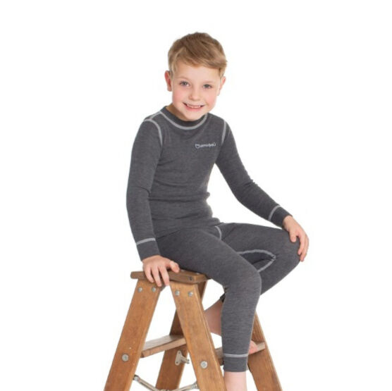07033009-40 Термоштаны детские КОТОФЕЙ Комфорт темно-серый, все фото 5