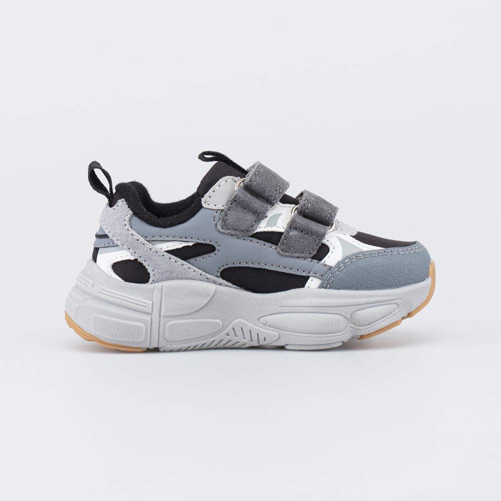 144281-12 Серые кроссовки с LED и Softshell, все фото 2