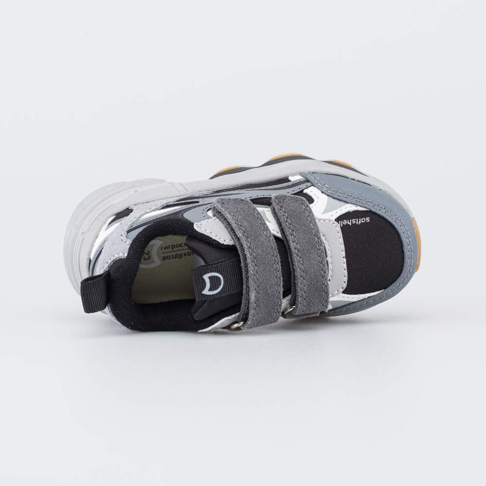 144281-12 Серые кроссовки с LED и Softshell, все фото 4