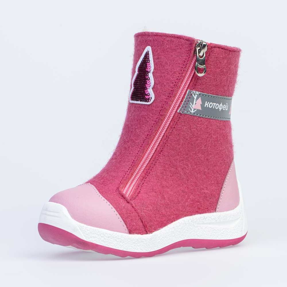 367126-43 Розовые валенки для девочки Елочка, все фото 1