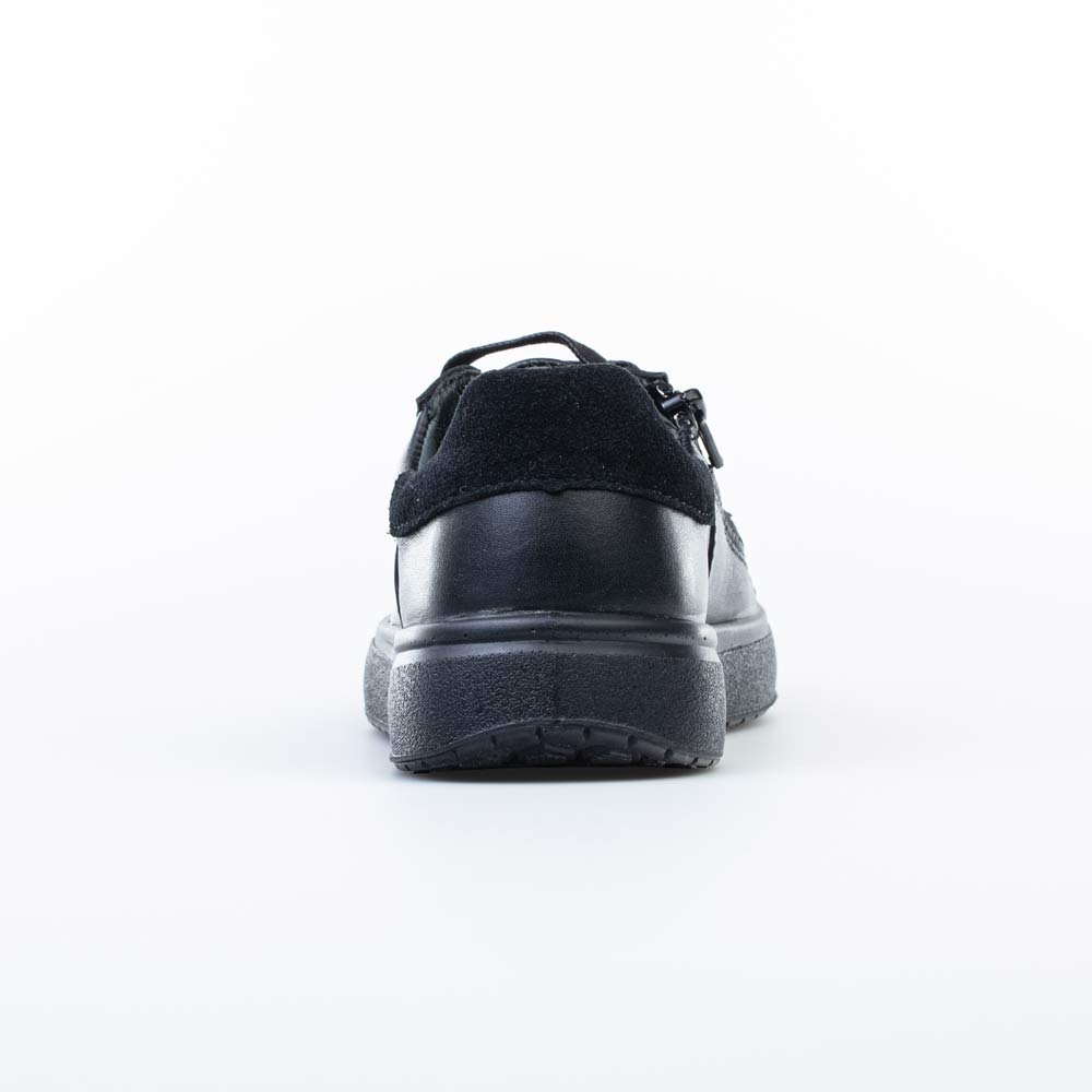 532263-26 Черные кожаные полуботинки , все фото 5