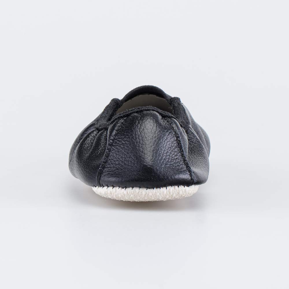 412010-02 Кожаные чешки детские черные, все фото 5