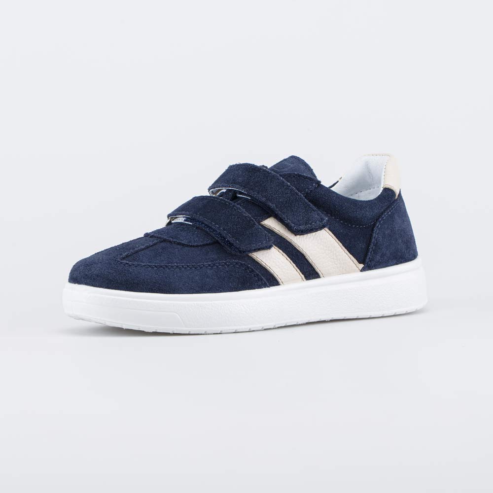 532343-21 Синие полуботинки-кеды в школу , все фото 1