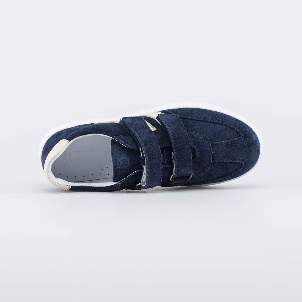 532343-21 Синие полуботинки-кеды в школу , все фото 4