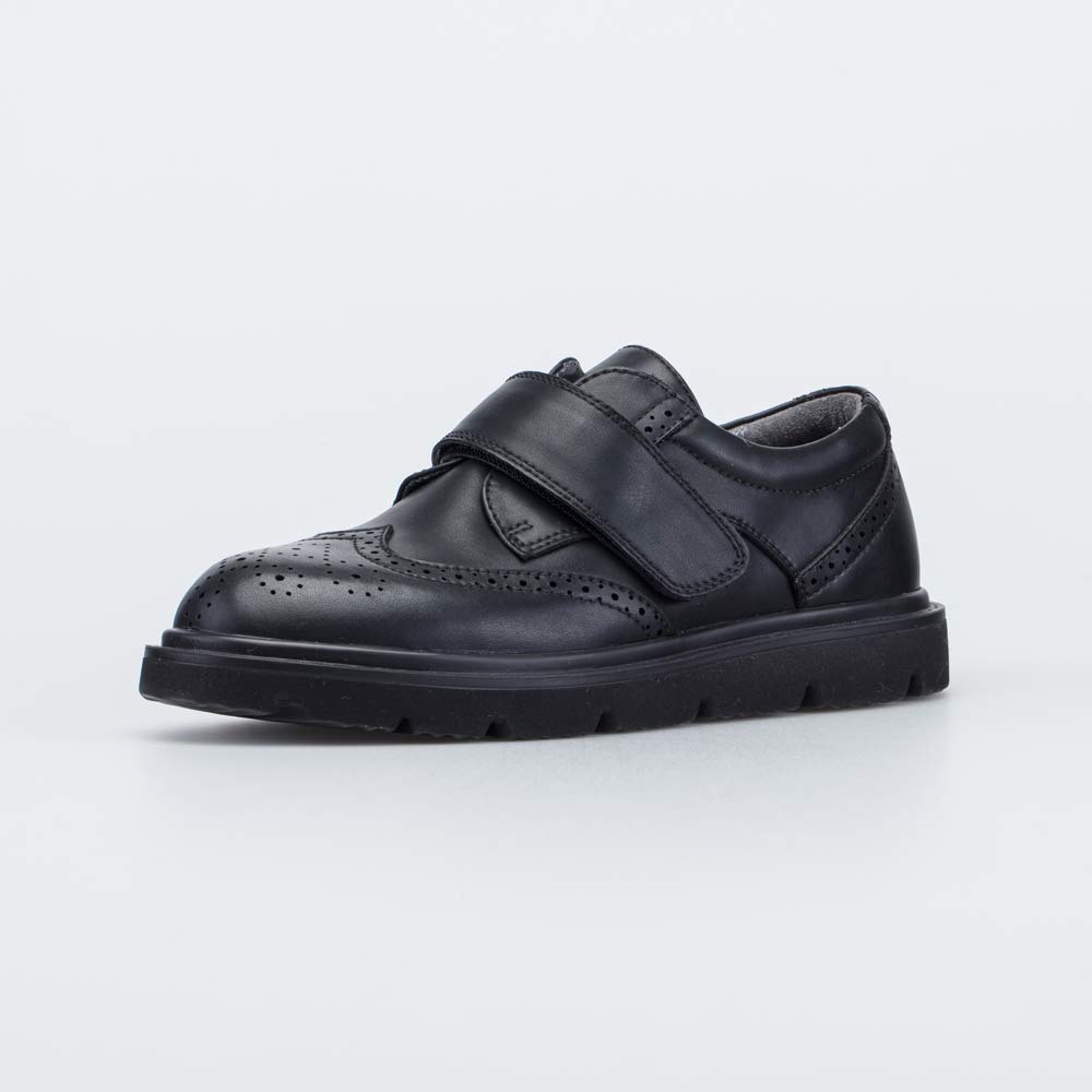 632358-22 Кожаные туфли-броги для мальчика-подростка, все фото 1