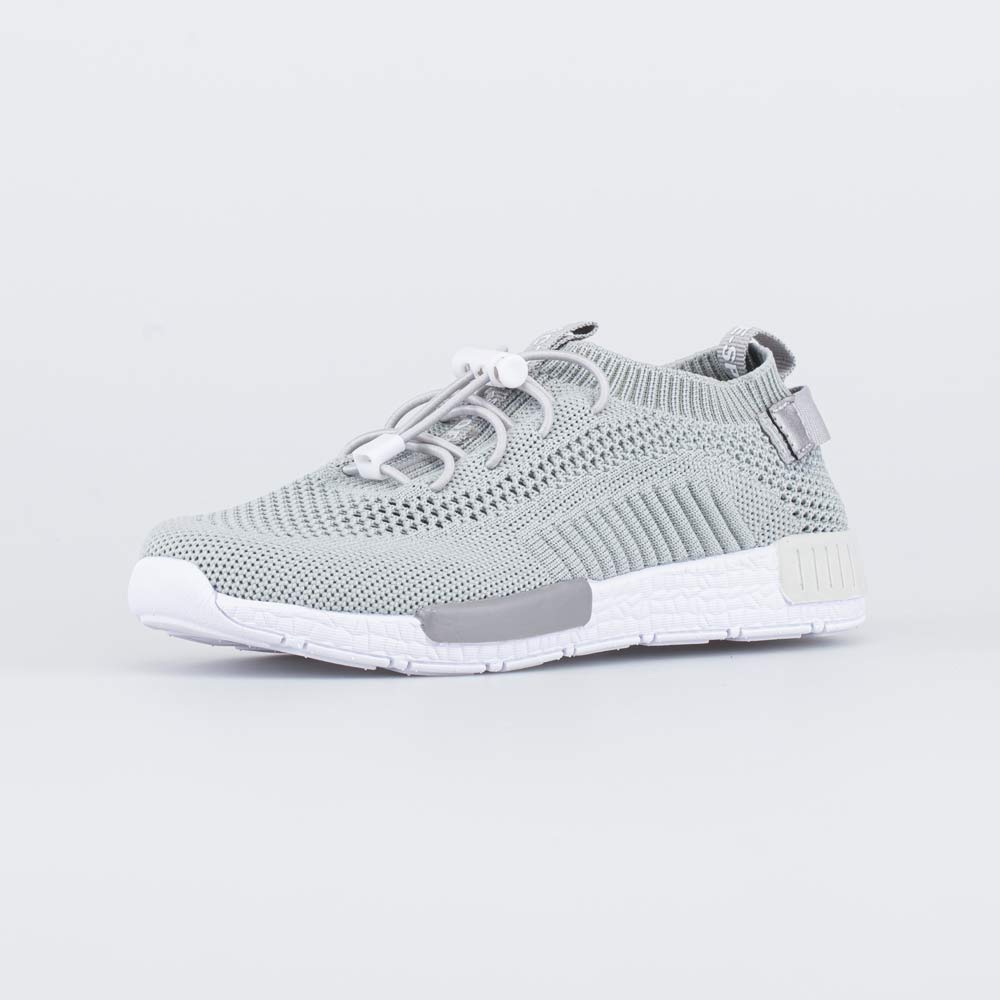 441011-17 Серые текстильные кроссовки , все фото 1