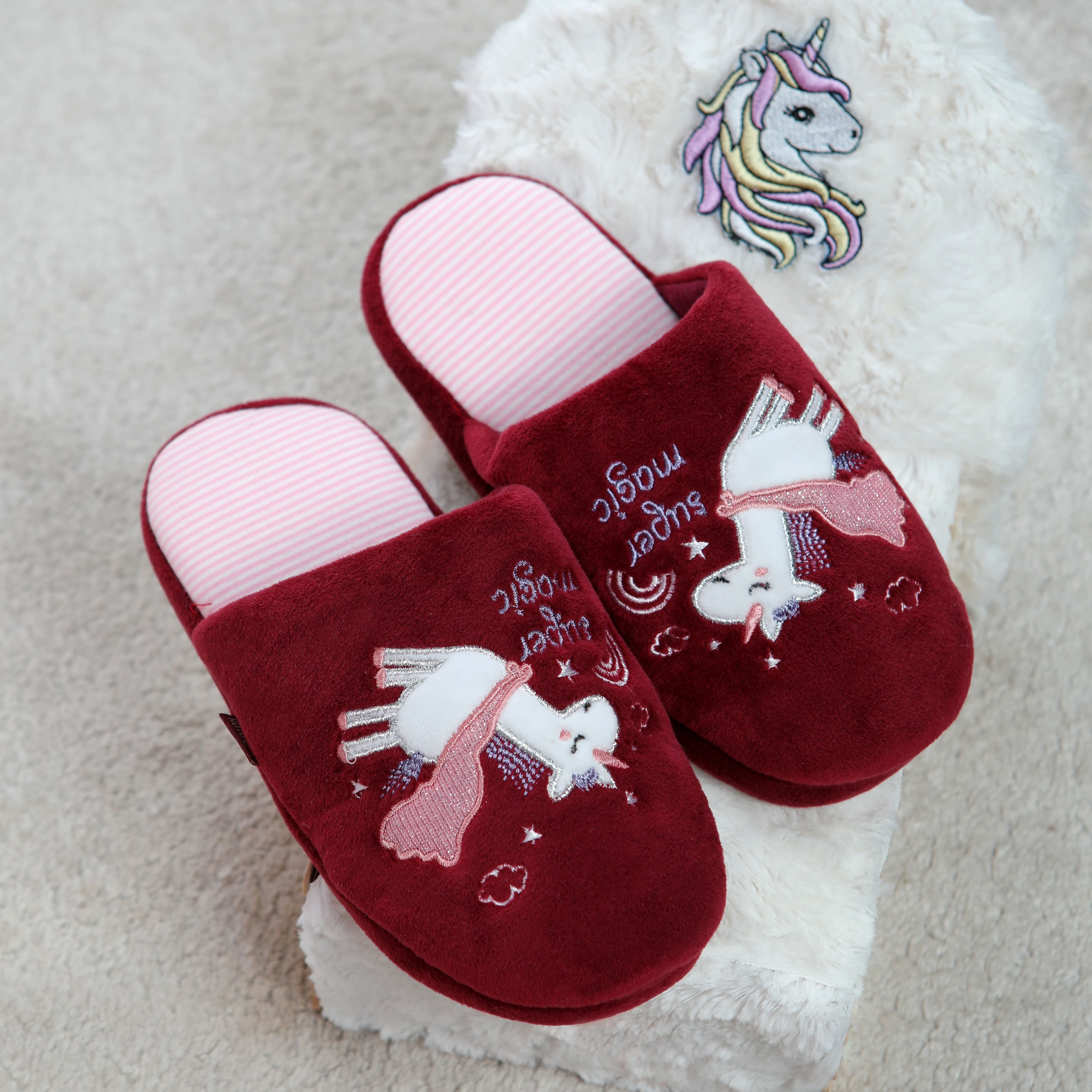 531298-11 Домашние тапочки Единорог Супергерой, все фото 6