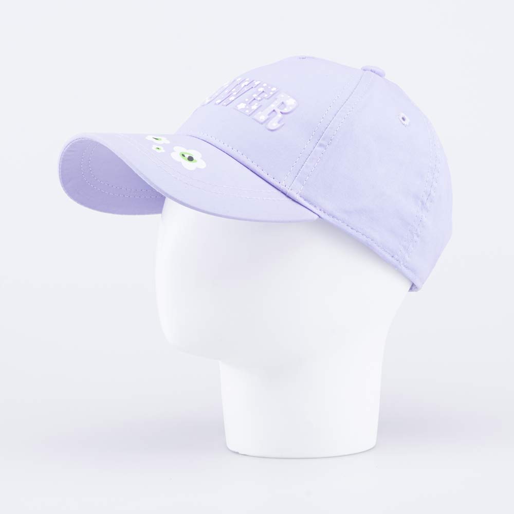 07809064-40 Кепка-бейсболка для девочки сиреневый, все фото 2