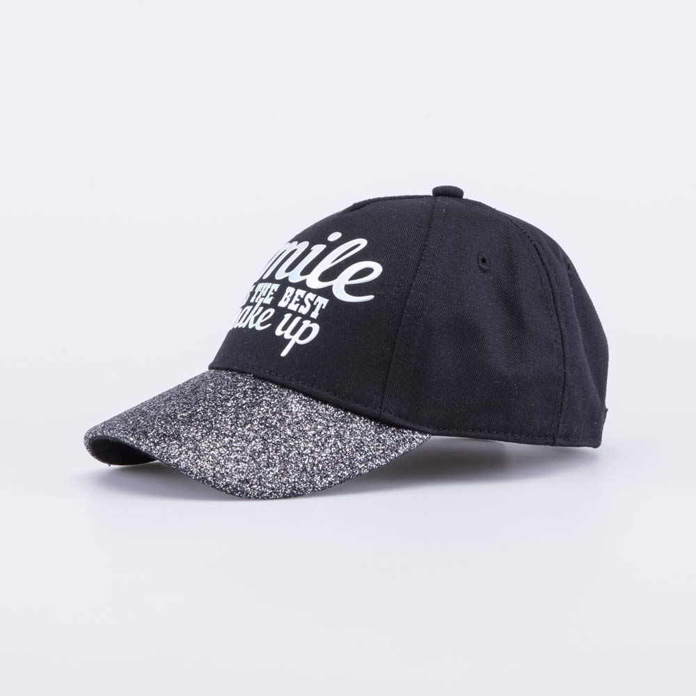 07809066-40 Кепка-бейсболка для девочки черный, все фото 1