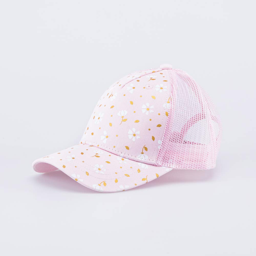 07809073-40 Кепка-бейсболка для девочки Цветочная нежность, все фото 1