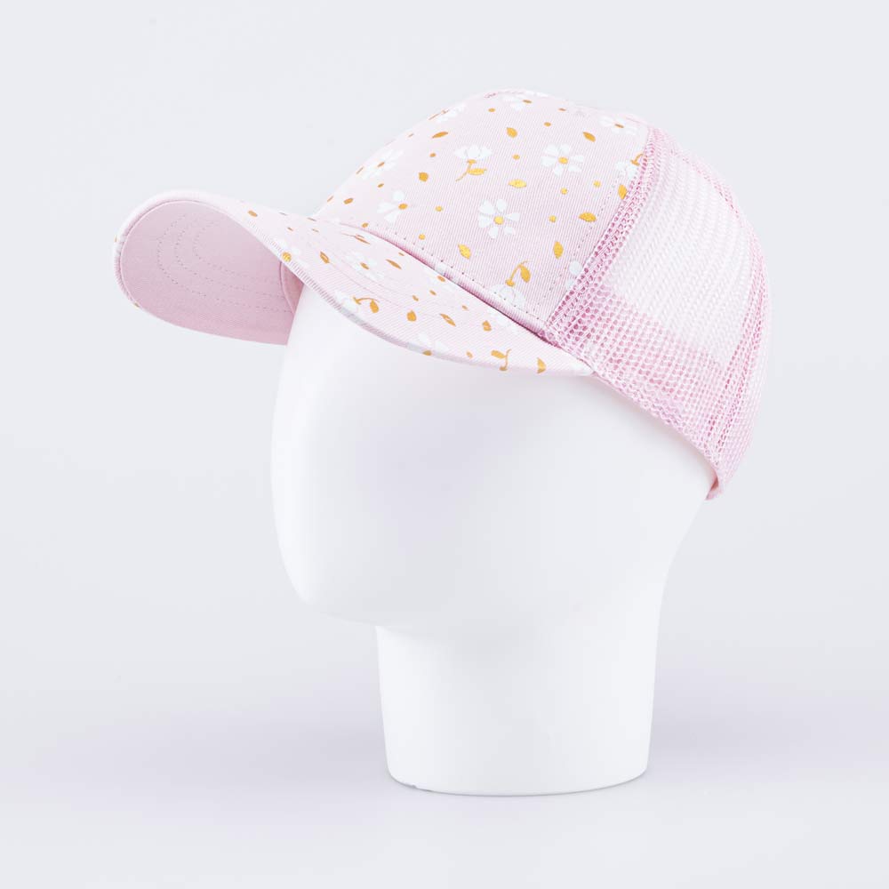 07809073-40 Кепка-бейсболка для девочки Цветочная нежность, все фото 2