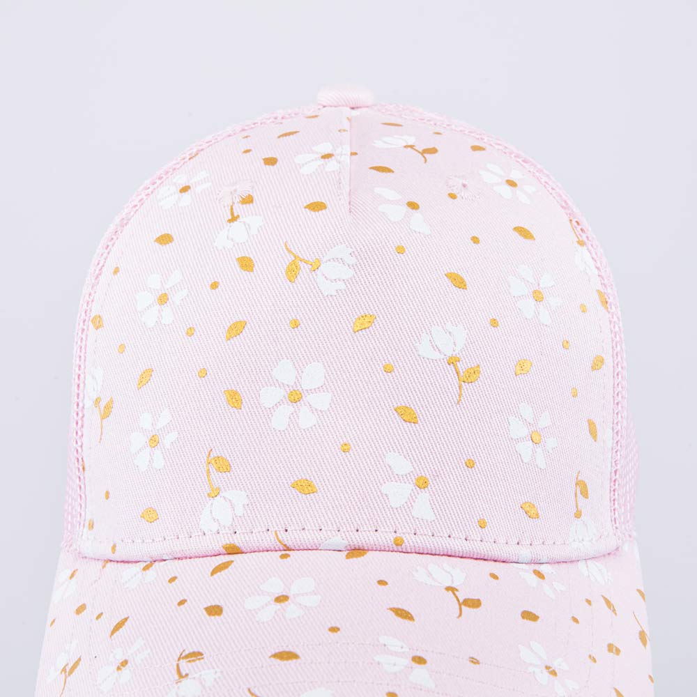 07809073-40 Кепка-бейсболка для девочки Цветочная нежность, все фото 4